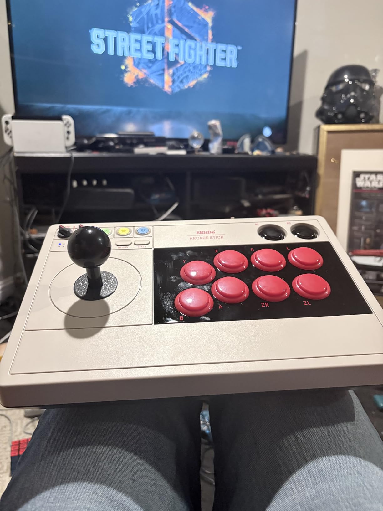 8Bitdo Arcade Stick for Switch & Windows, Arcade Fight Stick Support Wireless Bluetooth, 2.4G Receiver and Wired Connection customer photo 2