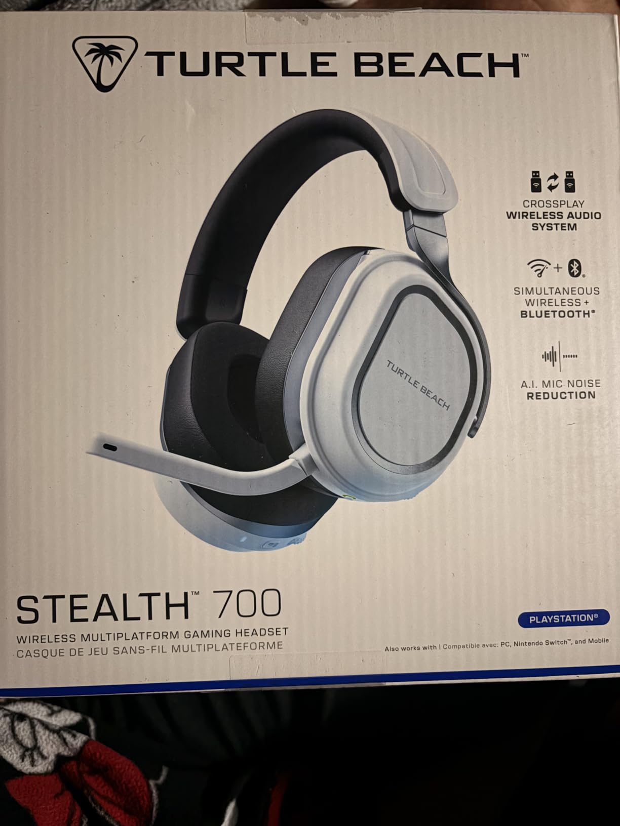 Turtle Beach Stealth 600 Wireless Multiplatform Amplified Gaming Headset for PS5, PS4, PC, & Mobile - Bluetooth, 80-Hr Battery, Noise-Cancelling Flip-to-Mute Mic, 50mm Speakers - Black customer photo 1