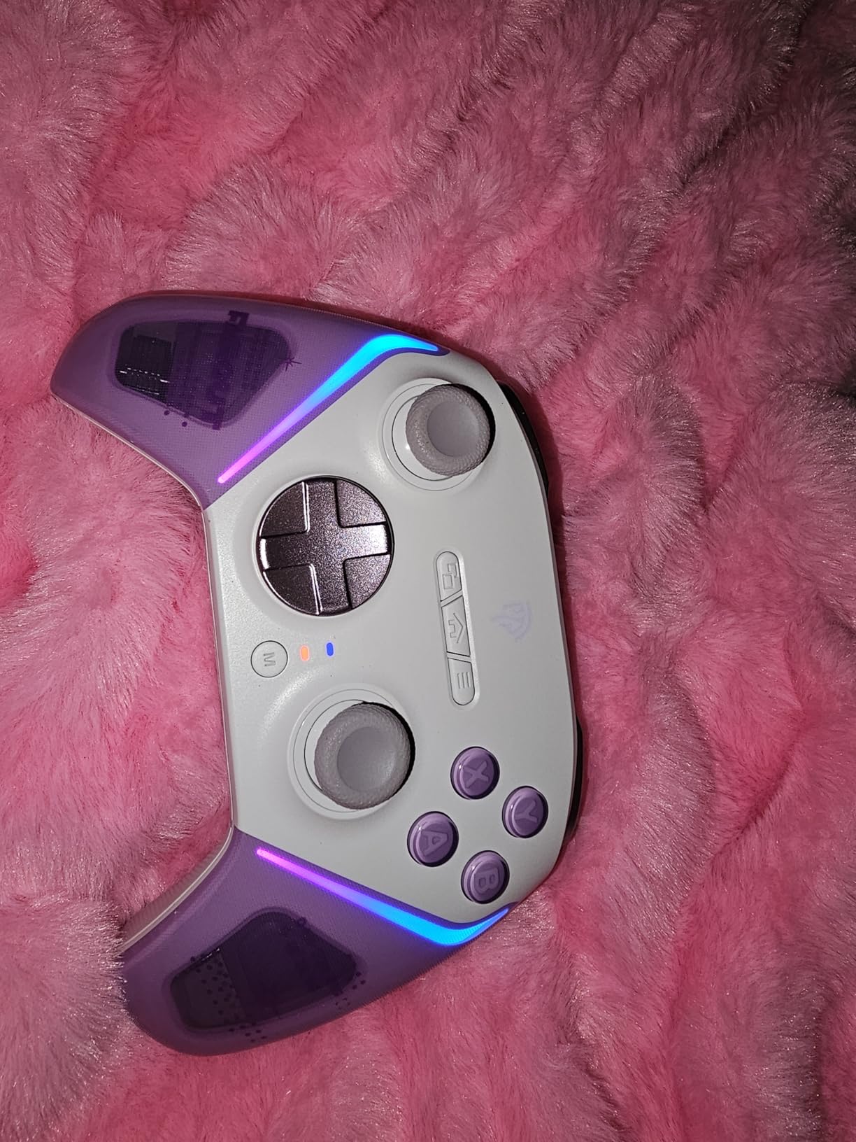 EasySMX D10 Wireless Game Controller - TMR Anti-Drift Joysticks, Dual-Mode Triggers, 1000Hz Polling, Mechanical Buttons, RGB - Bluetooth Gamepad for PC/Switch/Switch2/iOS/Android with Charging Dock customer photo 1