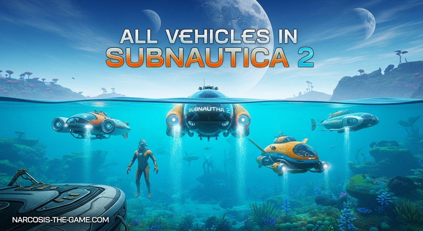 All Vehicles in Subnautica 2