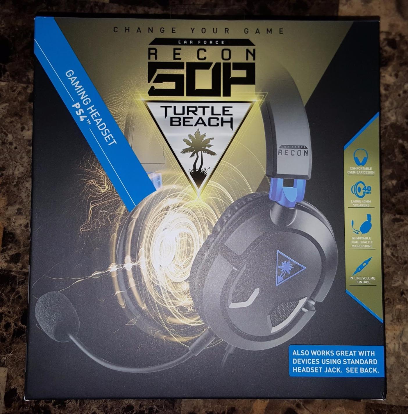 Turtle Beach Recon 50 PlayStation Gaming Headset - PS5, PS4, Xbox Series X, Xbox Series S, Xbox One, Mobile & PC with 3.5mm - Removable Mic, 40mm Speakers customer photo 2