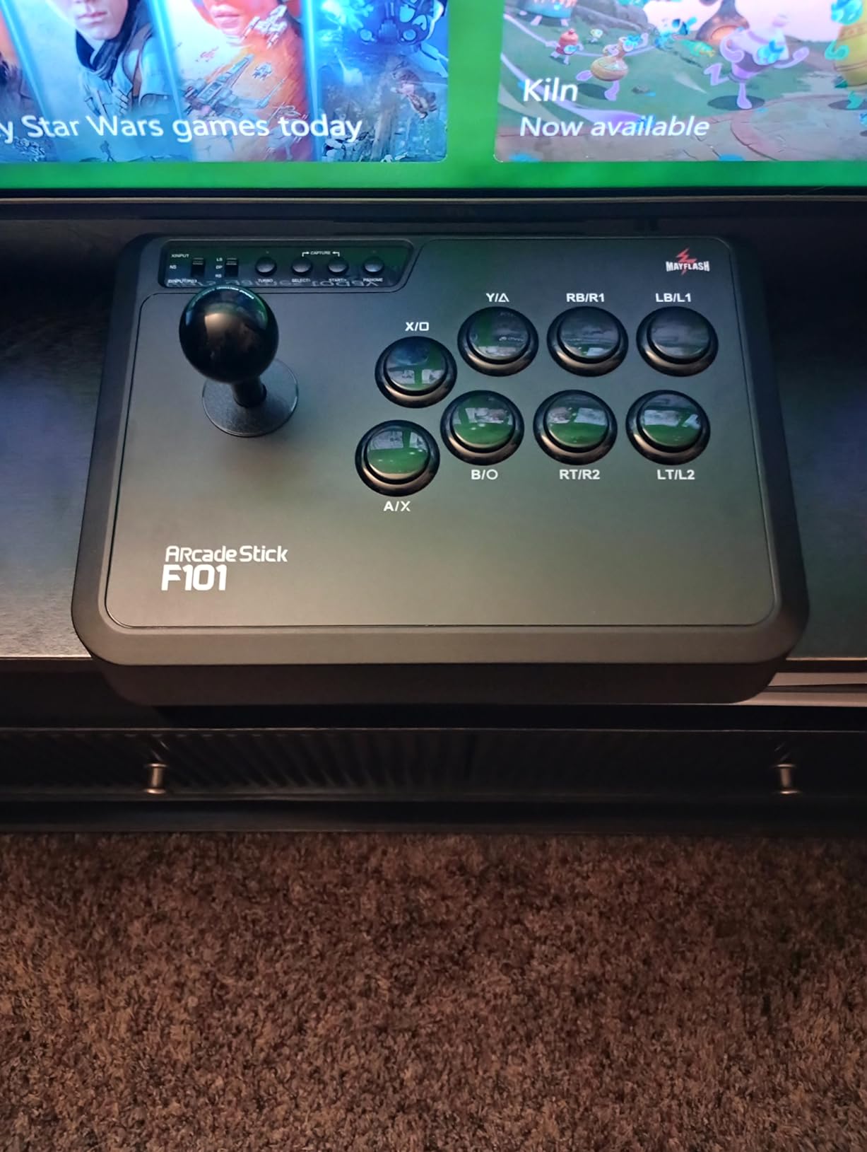 MAYFLASH Arcade Fighting Stick F101 for Switch/Switch 2, PC Windows, PS3, Android, NeoGeo mini, SEGA MEGA Drive mini, GENESIS mini customer photo 2
