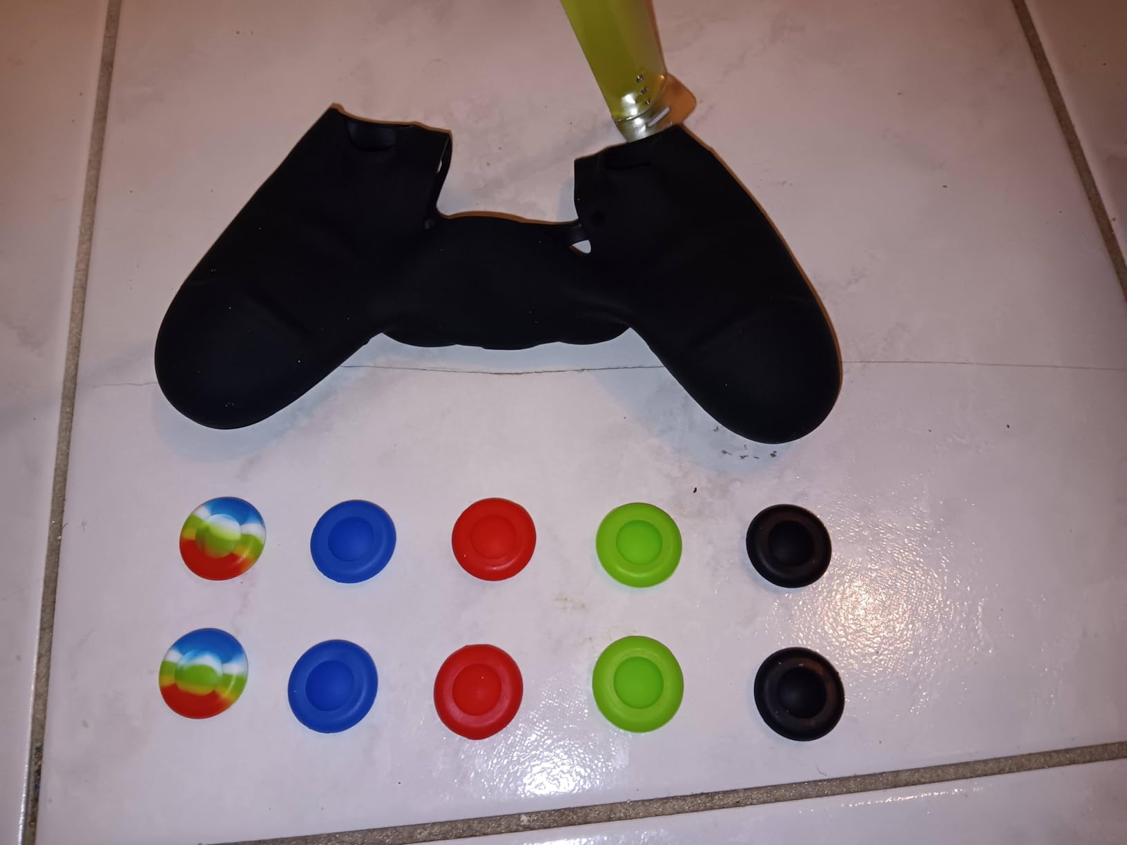 Skin for PS5 Controller, 3pcs Whole Body Vinyl Decal Cover Sticker for PlayStation 5 Controller (PS5 Controller #2) customer photo 2