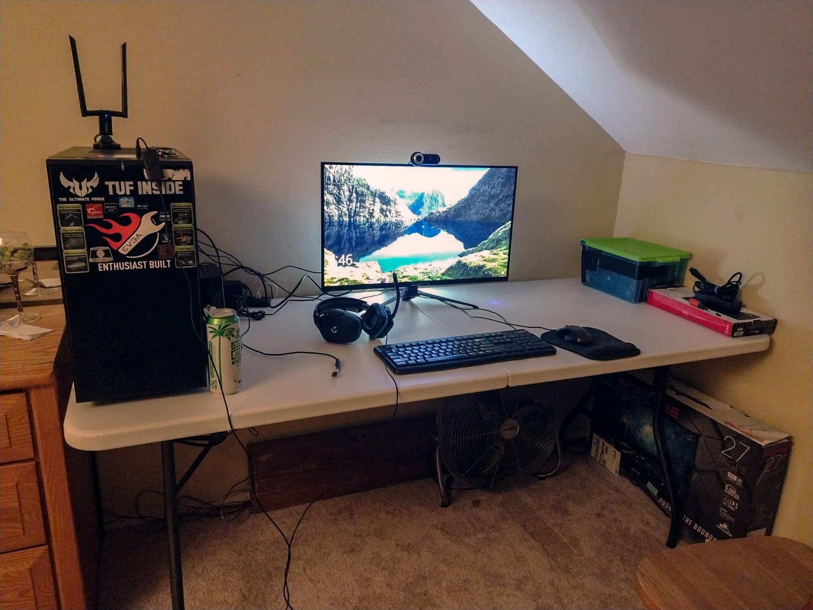 Sceptre 27-inch FHD 1080p IPS Gaming LED Monitor up to 165Hz 144Hz 1ms DisplayPort HDMI, FreeSync FPS RTS Build-in Speakers Gunmetal Black 2022 (E275B-FPT165) customer photo 1