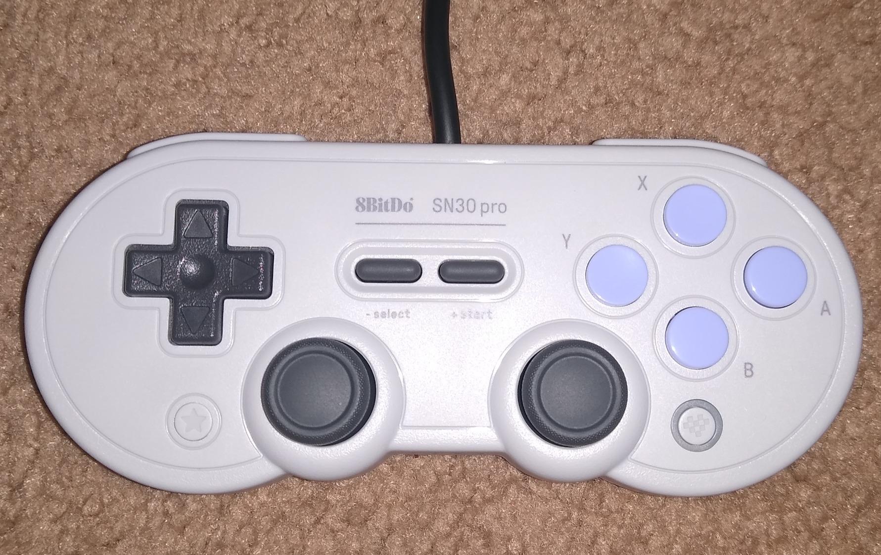 8BitDo Sn30 Pro USB Wired Gamepad for Switch, Windows & Raspberry Pi(Gray Edition) customer photo 2