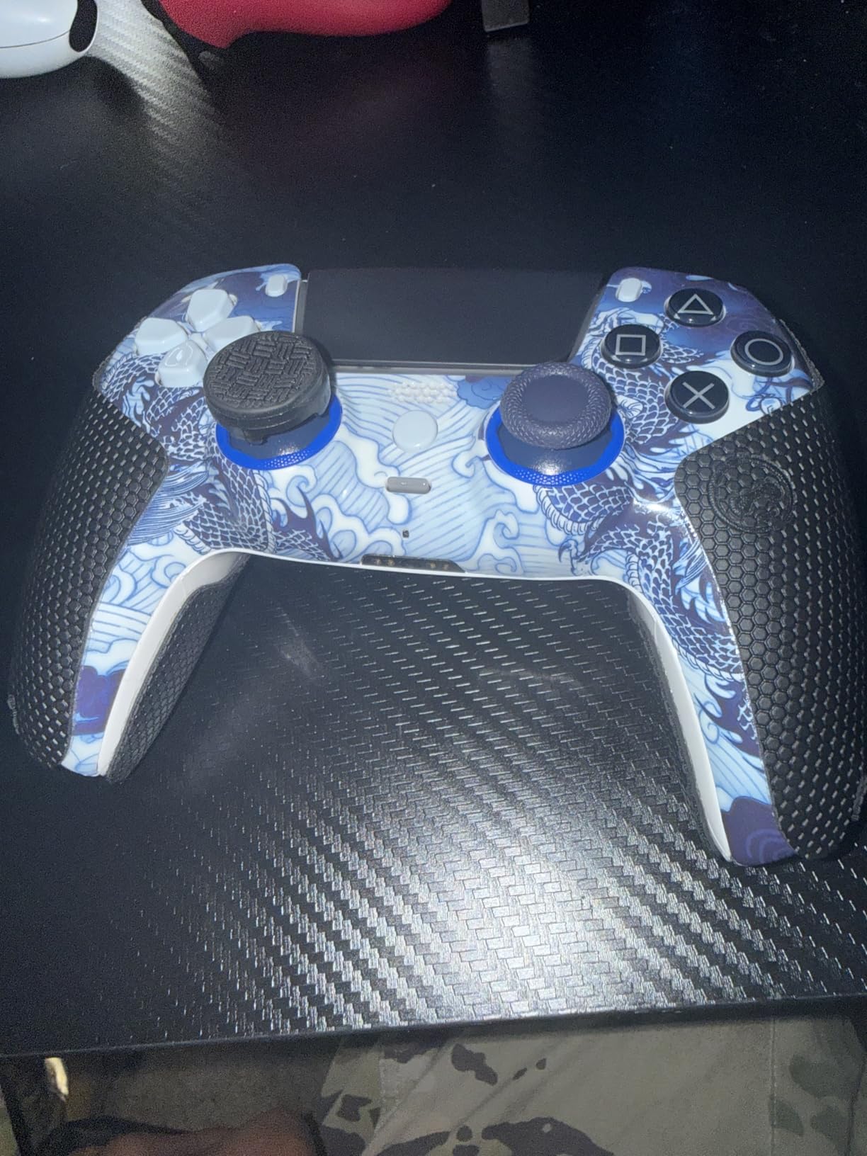 KontrolFreek Performance Grips for PlayStation 5 (PS5) Controller (Nightfall Black) customer photo 1