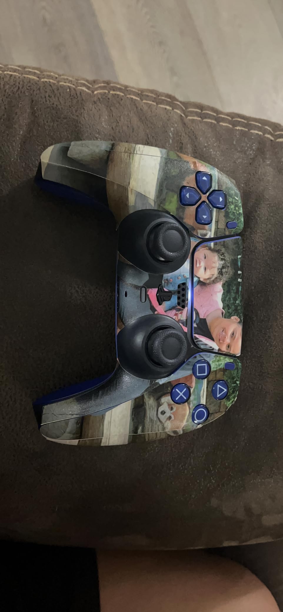 Custom Vinyl Skin Sticker Decal Cover for PS5 PlayStation Controller with Your Own Picture customer photo 1