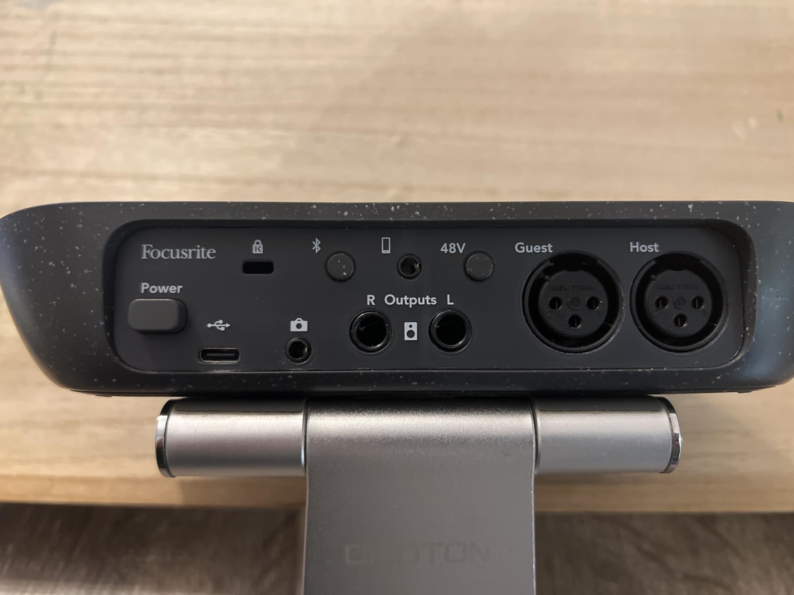 Focusrite Vocaster Two - Podcasting Interface for Recording Host and Guest. 2 Mic Inputs and Headphone Outputs, with Auto Gain, Enhance, and Mute. Small, Lightweight, and Powered by Computer customer photo 1