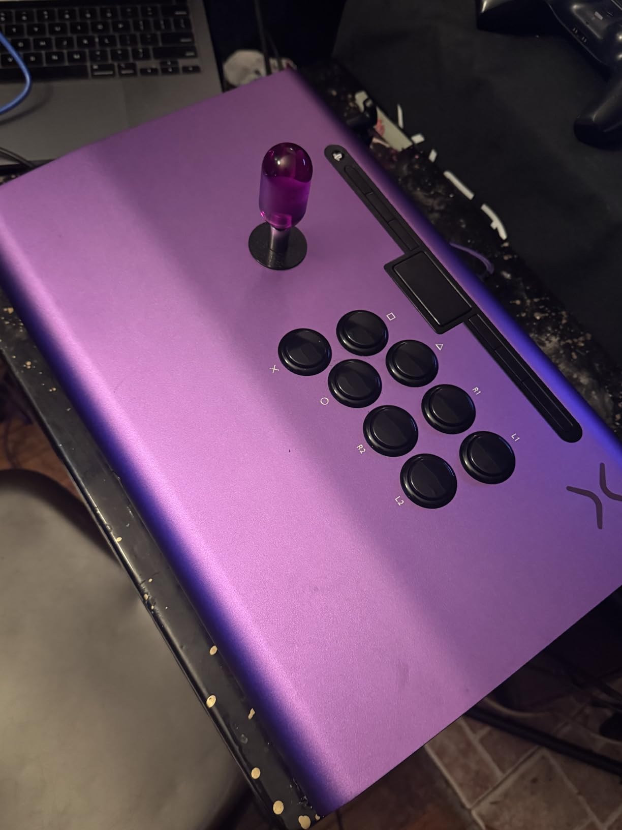 Victrix Pro FS Playstation Esports Fight Stick for PS4, PS5, PC, Durable Aluminum, Sanwa Denshi Buttons, Ergonomic Wrist Slope, Detachable Joystick, Tournament Grade for Fighting Games (White) customer photo 1