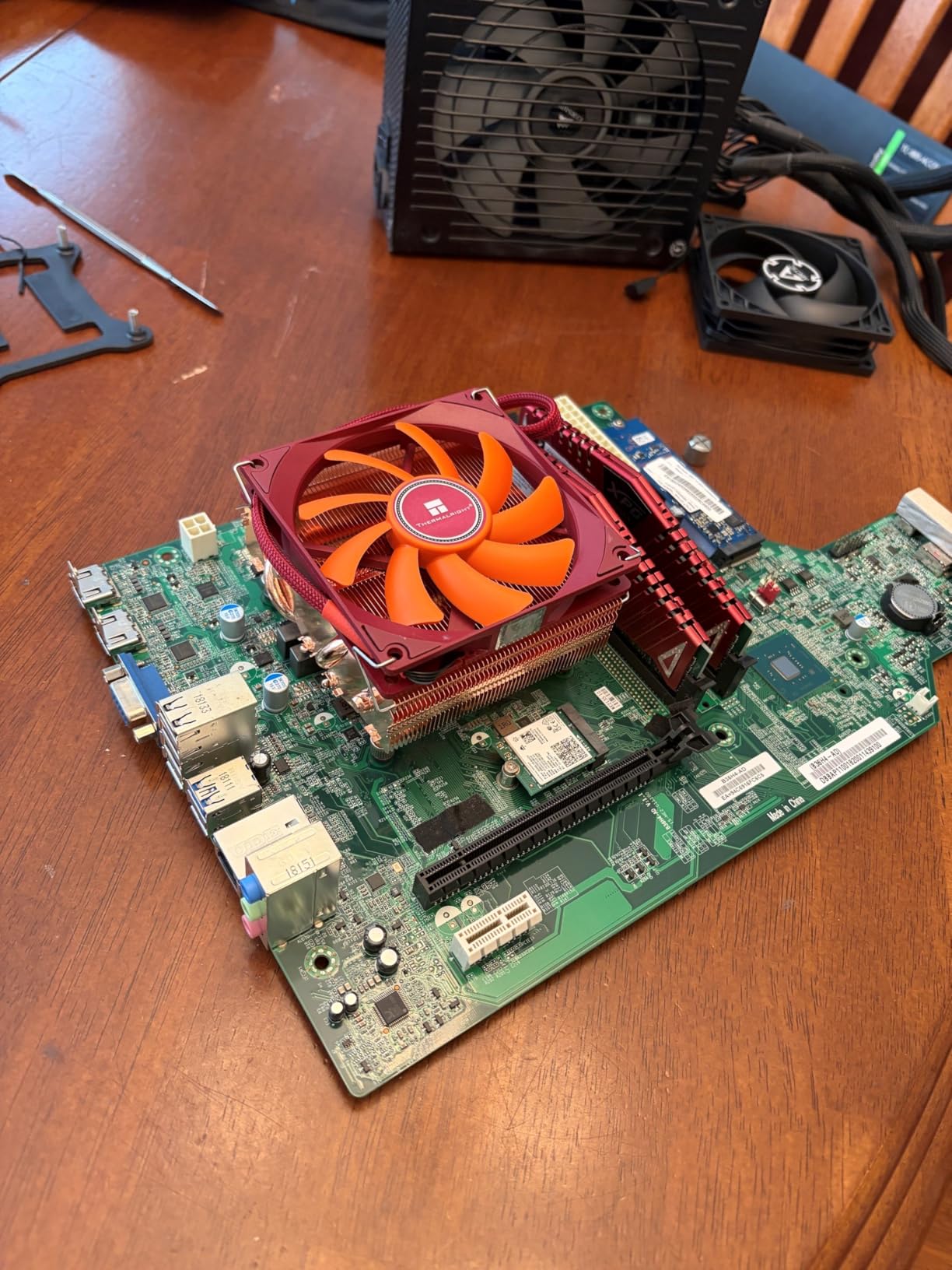Thermalright AXP90-X53 Full Cooper Low Profile CPU Cooler ITX,with 92mm TL-9015R Slim PWM Fan ITX CPU Cooler,AGHP Technology,53mm Height,for AMD AM4 AM5/Intel 1700/1150/1151/1200/1851(AXP90 X53 Full) customer photo 1