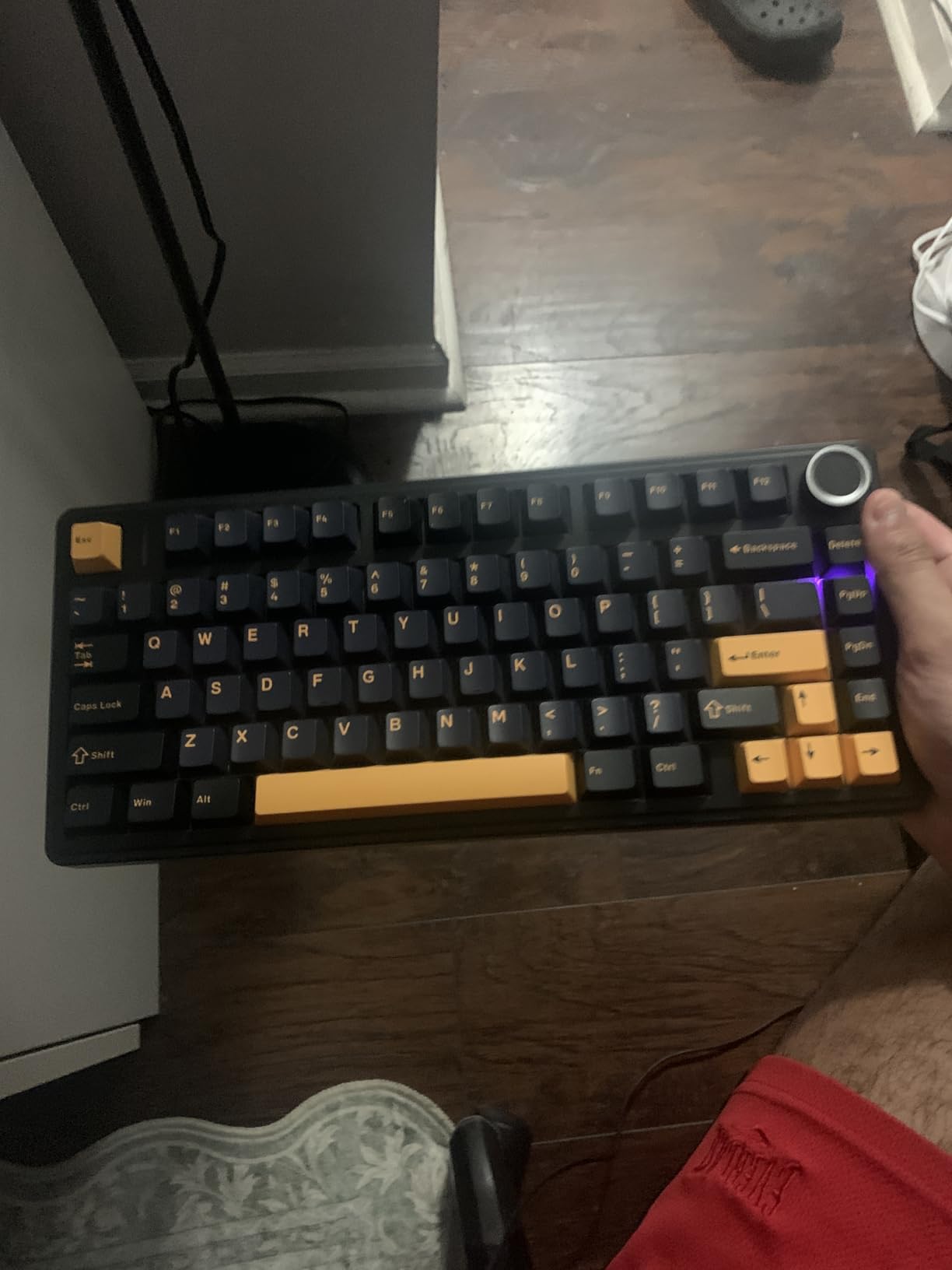 AULA F75 75% Wireless Mechanical Keyboard, Hot Swappable Creamy Keyboard, Pre-lubed Reaper Switches, 2.4GHz/Type-C/BT5.0, RGB Backlit Gaming Keyboards(White & Blue) customer photo 2