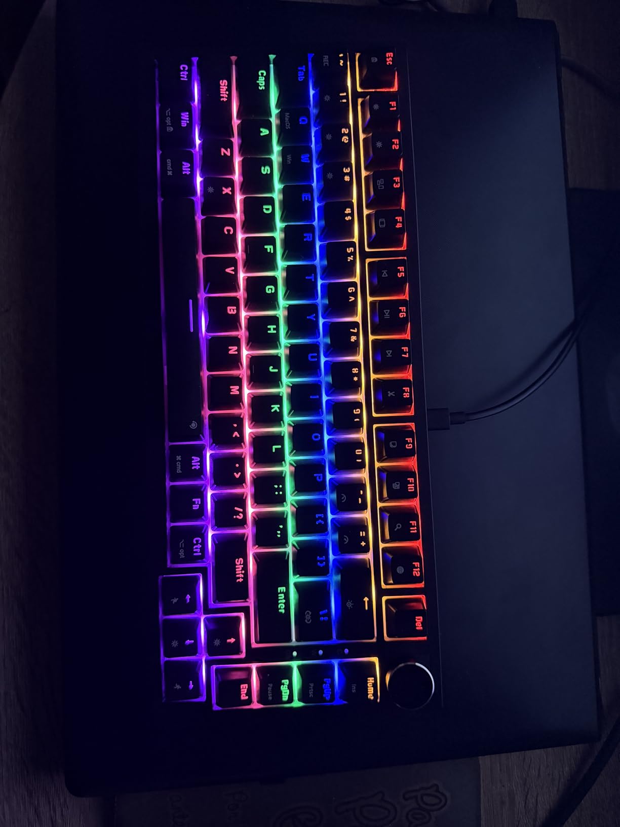 Newmen GM326 Mechanical Keyboard,75% Percent Gaming Keyboard,Wired Keyboard customer photo 1