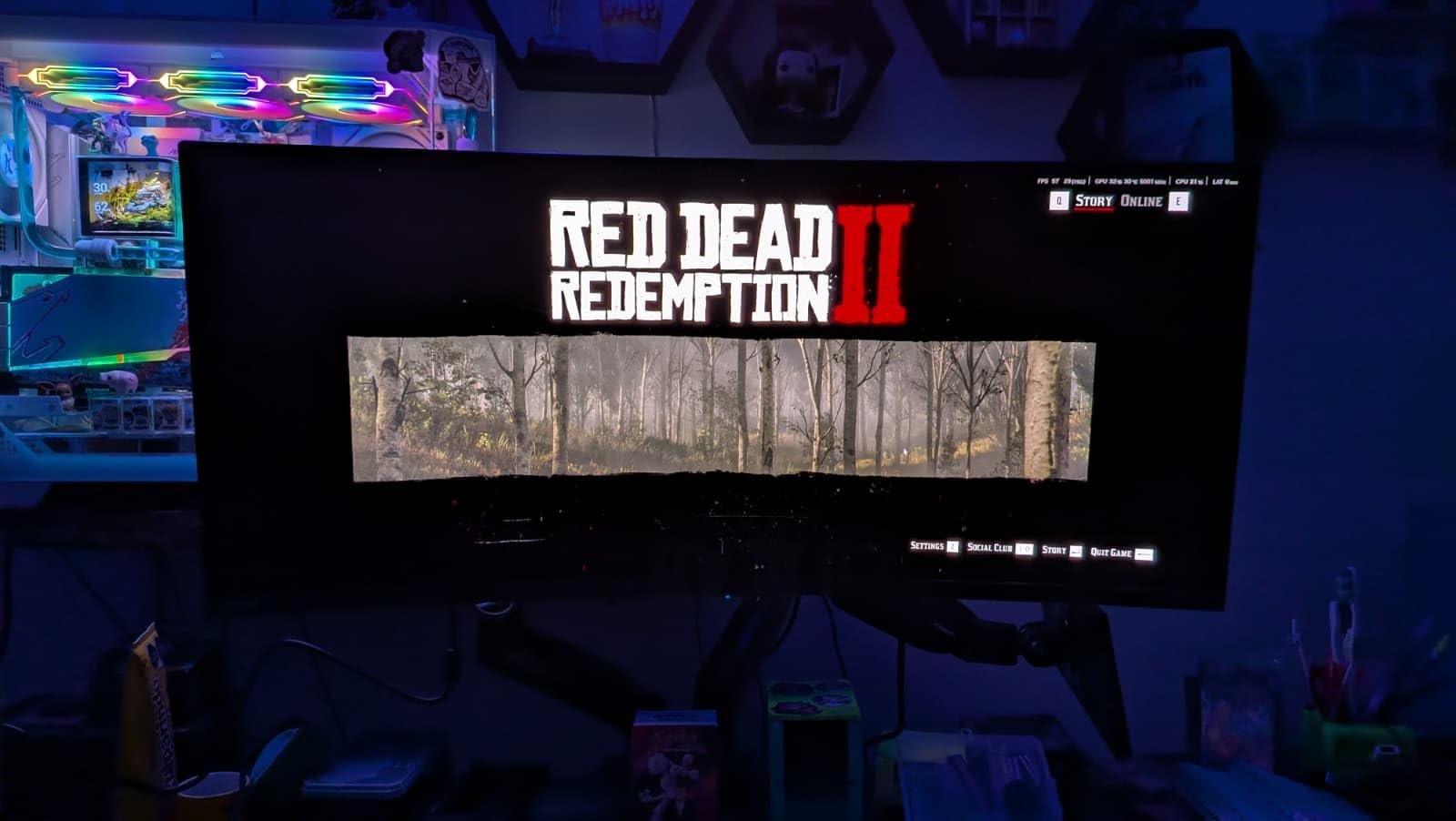 MSI MAG 341CQP QD-OLED, 34 Curved OLED Gaming Monitor, 3440 x 1440 (UWQHD), 0.03ms Response time, 175Hz, Adaptive Sync, True Black HDR 400, HDMI, DP Port, USB Type C, Tilt, Height, Black customer photo 2