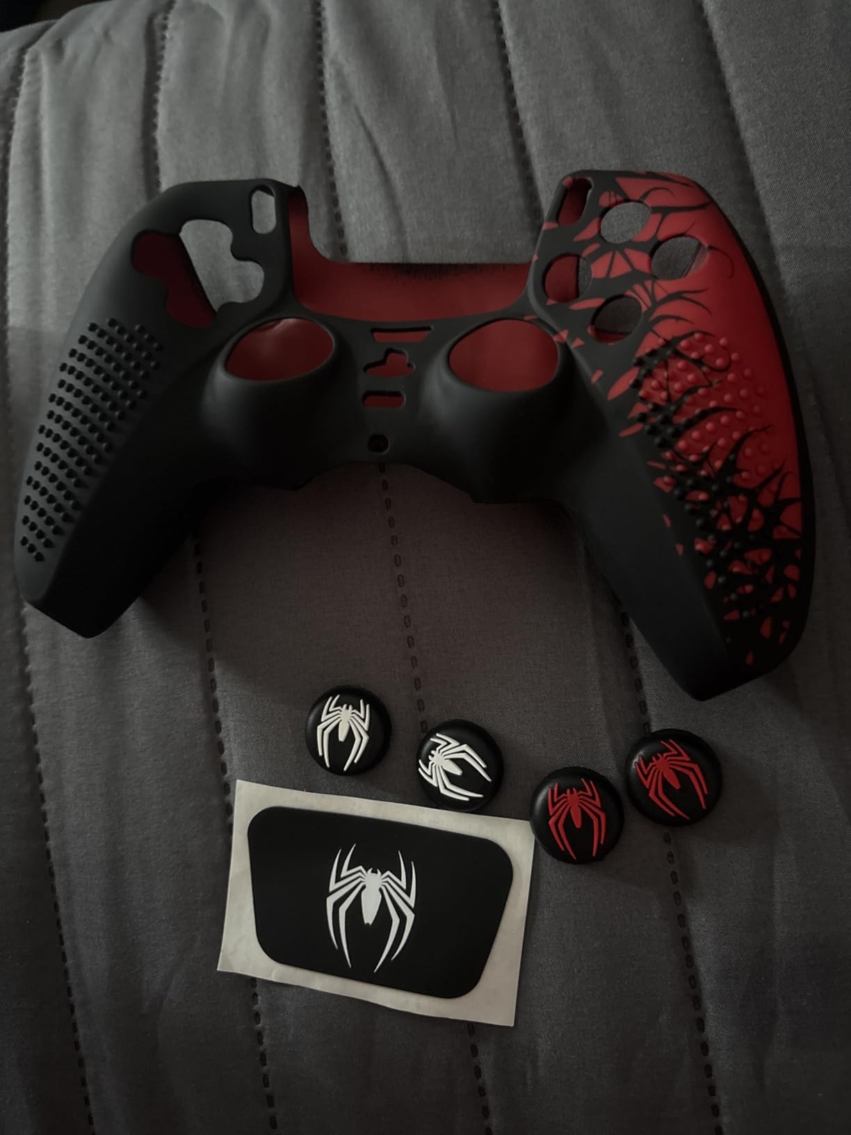 Darno Anti-Slip Silicone Skin for PS5 Controller, PS5 Controller Accessories, Soft Protective Cover Case for PlayStation 5 Control Grip with Touch Pad Stickers customer photo 2