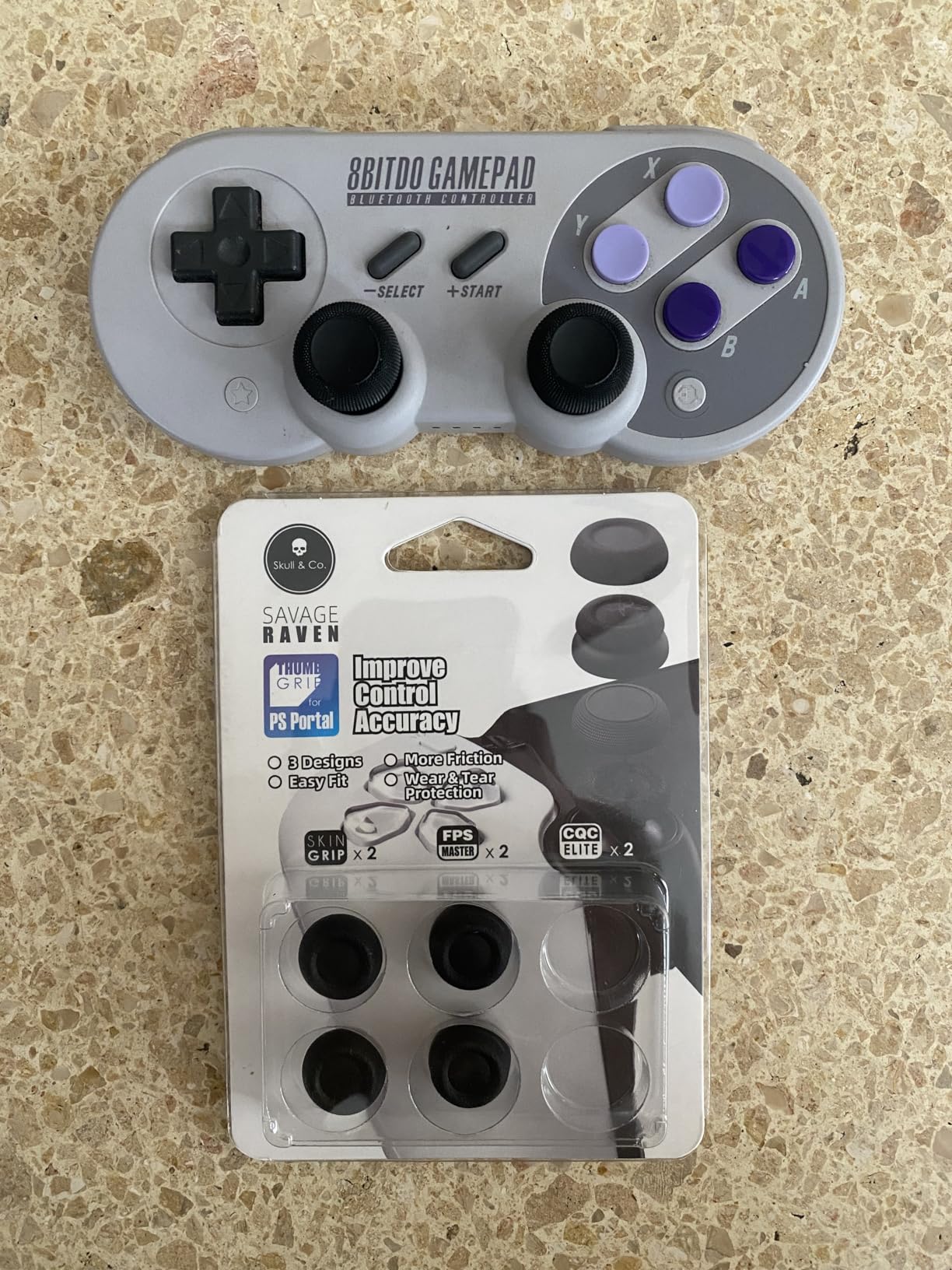 Savage Raven by Skull & Co. Thumb Grips Joystick Cap Analog Stick Cover for PlayStation Portal (Set of 6) customer photo 2