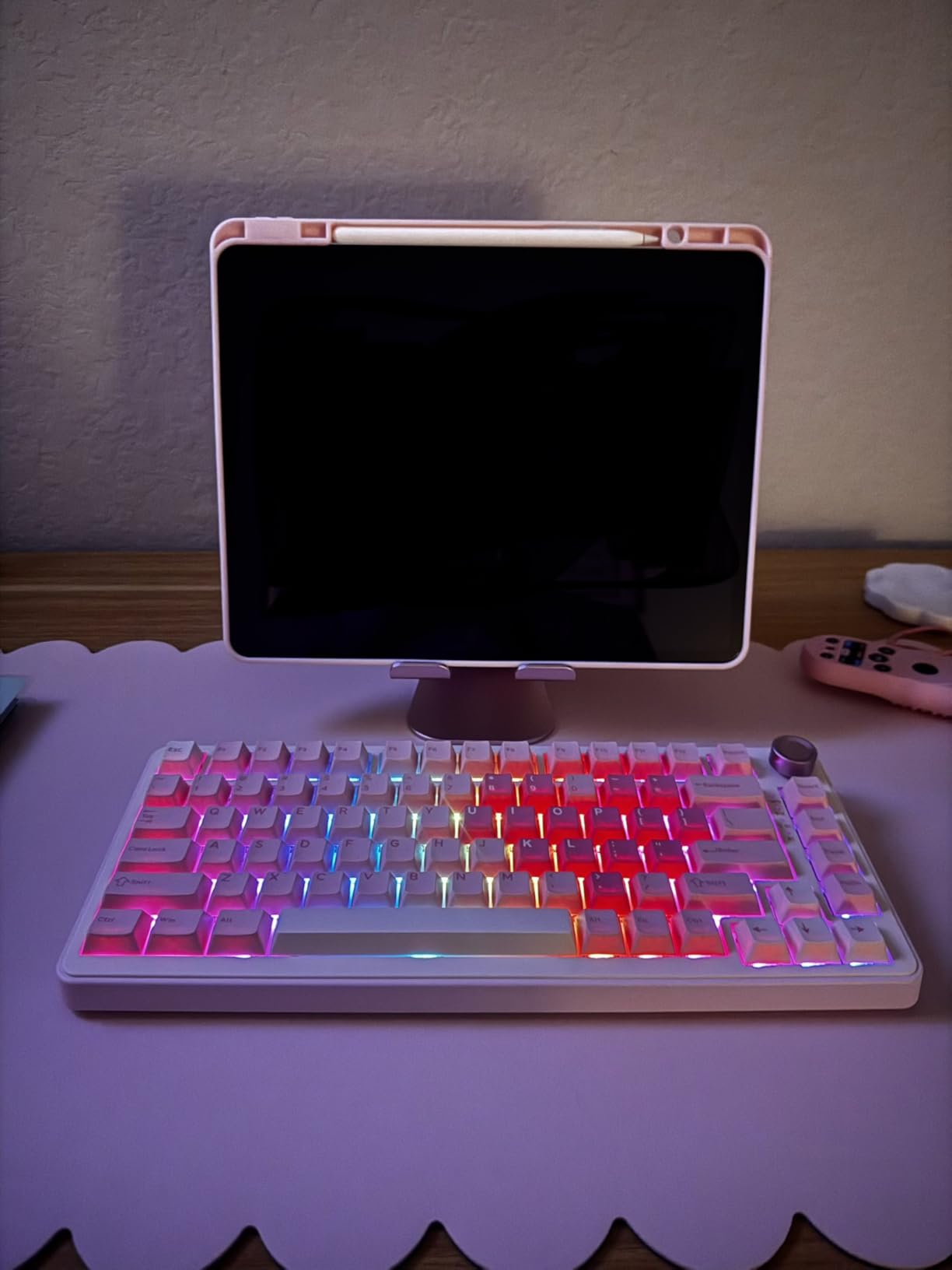 YUNZII B75 PRO 75% Wireless Mechanical Keyboard (Dark Grey,Cocoa V2) customer photo 1