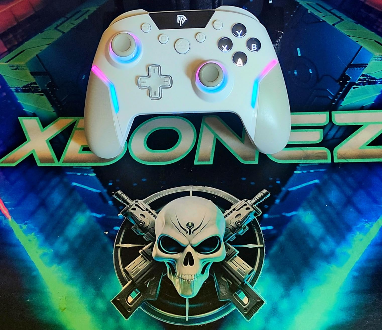 EasySMX X20 Wireless Gaming Controller with RGB Backlit, 2-Stage Hall Effect Stick, 1000Hz Polling Rate, 6-Axis Gyro on Multi-Platform, Mech Buttons - Compatible with PC/Switch/Steam/Android customer photo 2