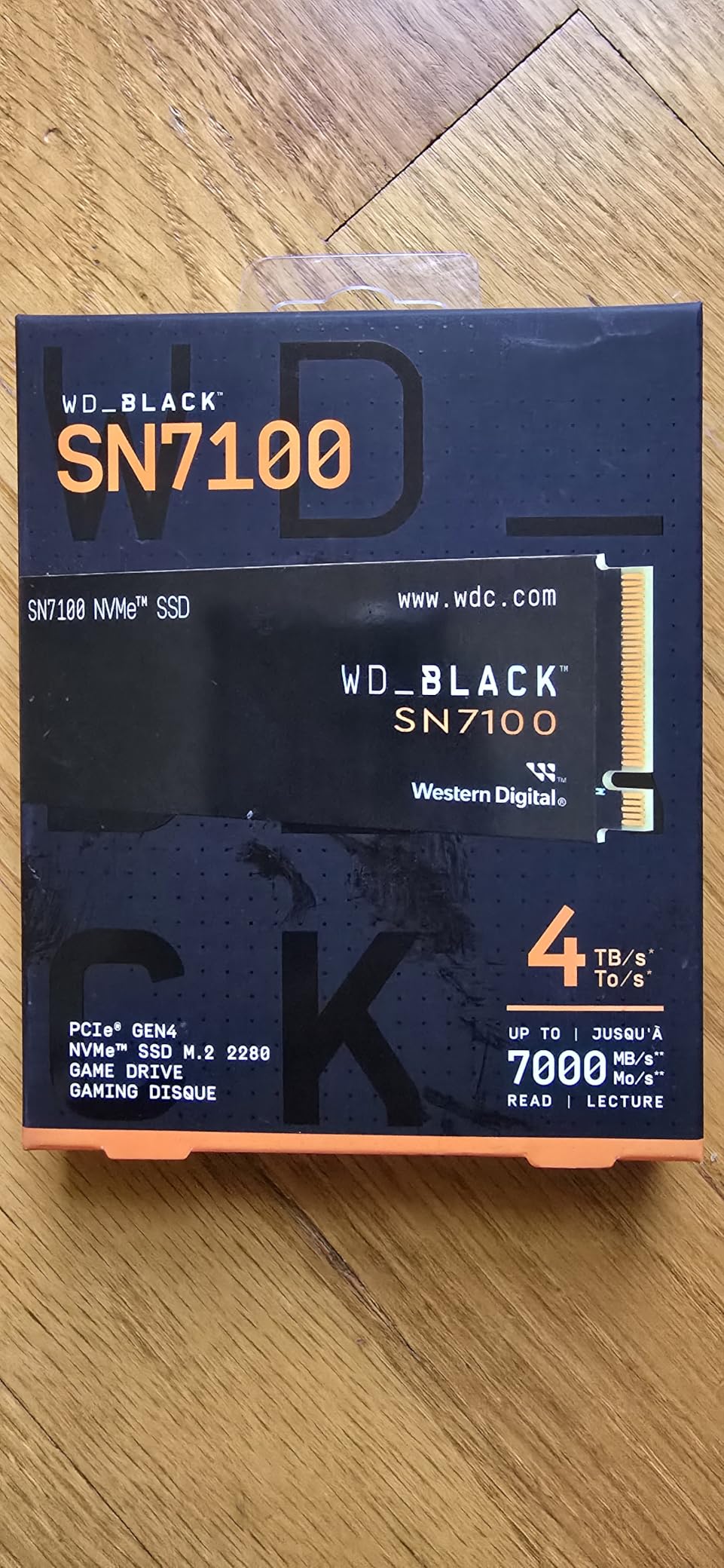 WD_Black SN7100 4TB NVMe SSD - Gen4 PCIe, M.2 2280, Up to 7,000 MB/s Read Speed, Up to 6,700 MB/s Write Speed, Next Gen TLC 3D NAND (WDS400T4X0E) customer photo 1
