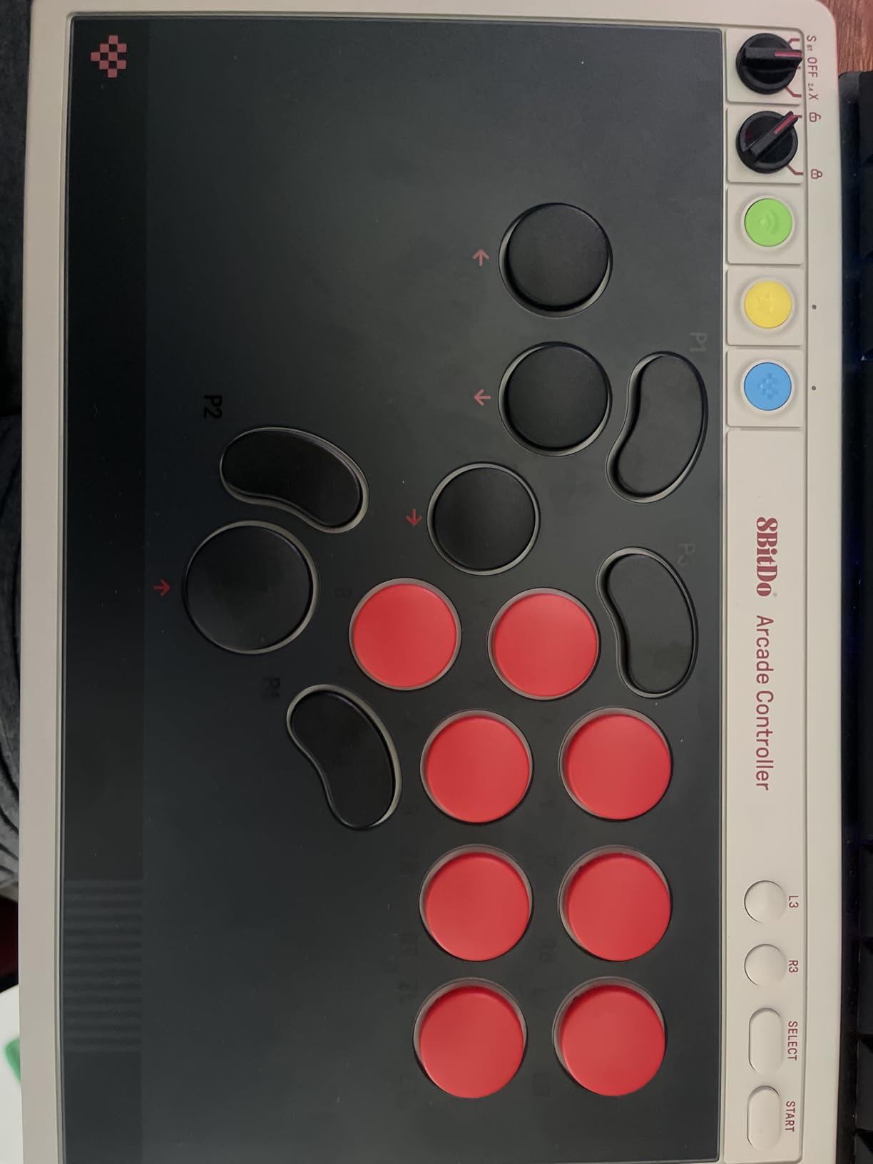 8BitDo All-Button Arcade Controller for Switch/Switch 2 & Windows - Bluetooth, 2.4G, Wired Connectivity, Low-profile Mechanical Switches, 4 Programmable Buttons, Hot-swappable PCB customer photo 2