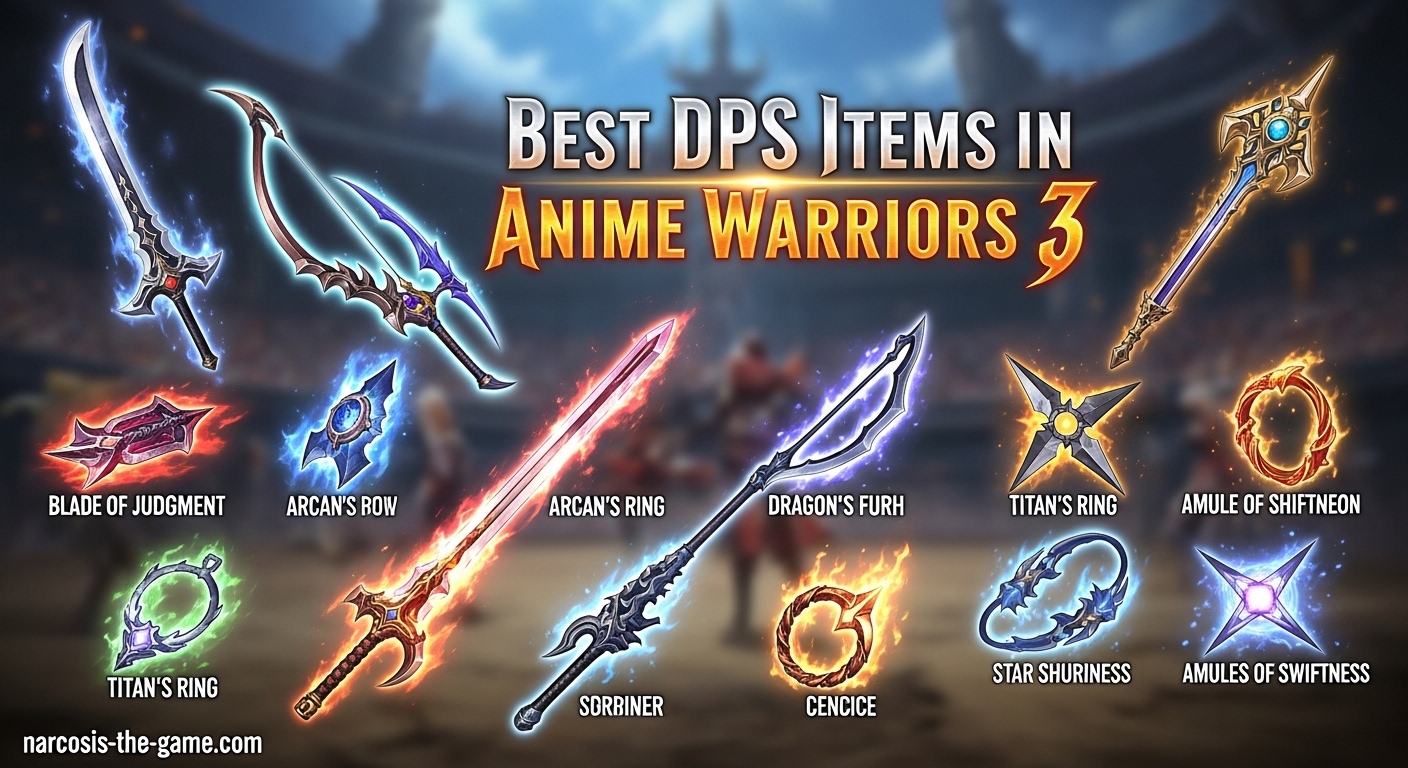 Best DPS Items in Anime Warriors 3