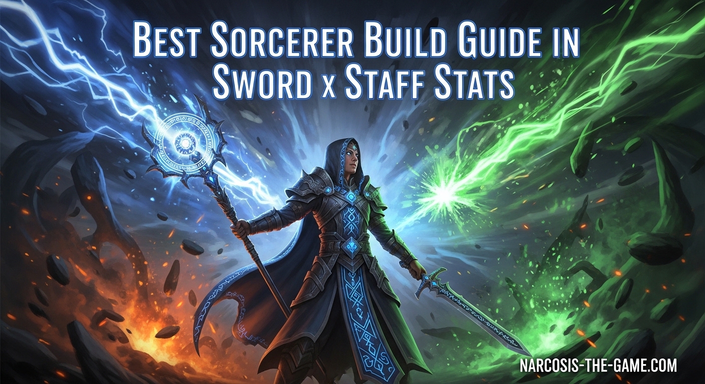 Best Sorcerer Build Guide in Sword x Staff Stats