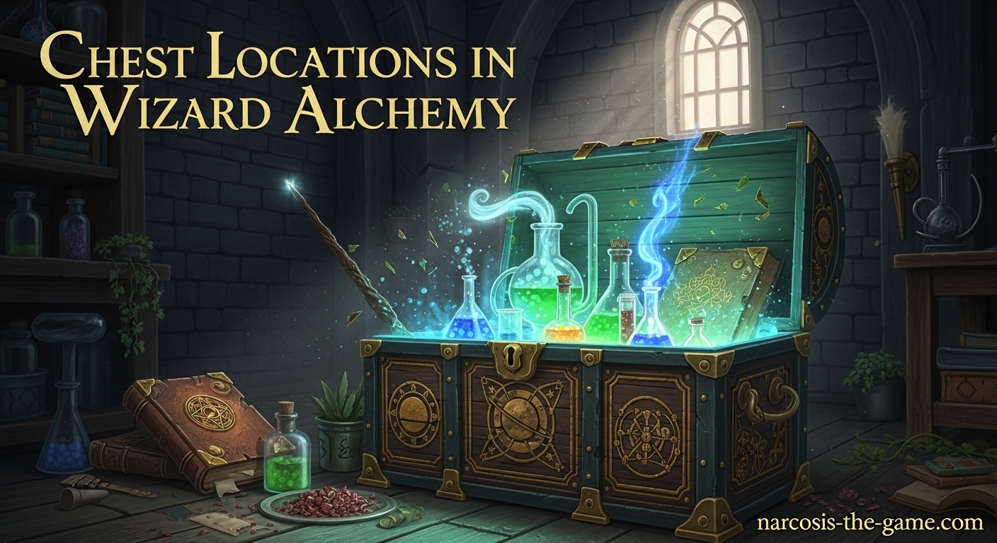 Chest Locations in Wizard Alchemy
