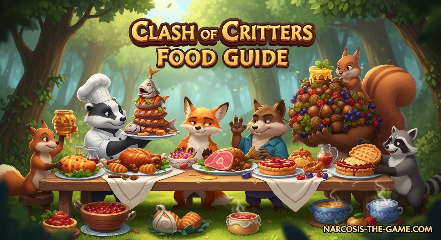 Clash of Critters Food Guide