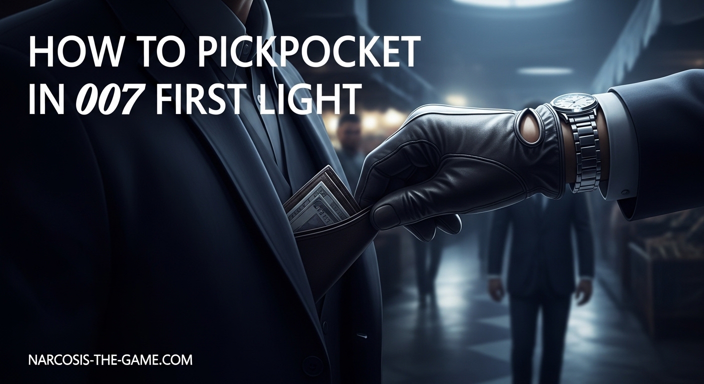 How to Pickpocket in 007 First Light