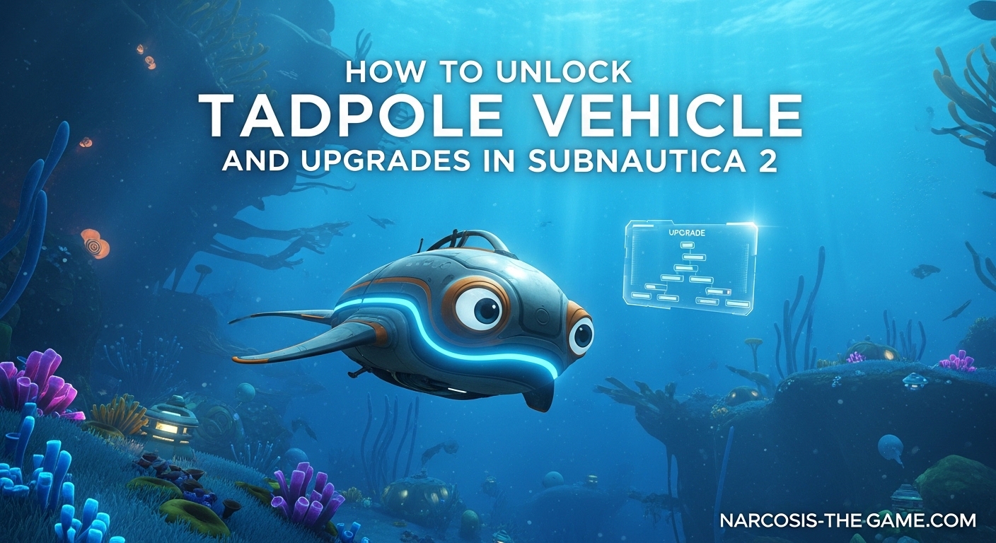 How to Unlock Tadpole Vehicle and Upgrades in Subnautica 2