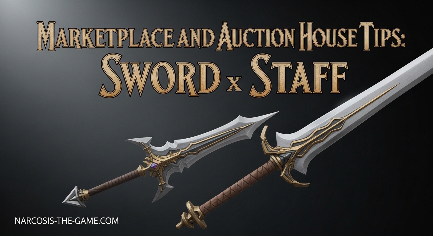 Marketplace and Auction House Tips Sword x Staff