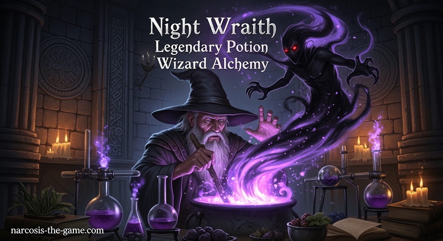 Night Wraith Legendary Potion Wizard Alchemy