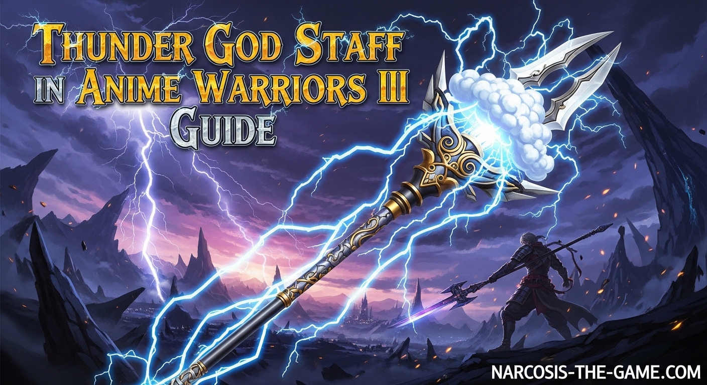 Thunder God Staff in Anime Warriors III