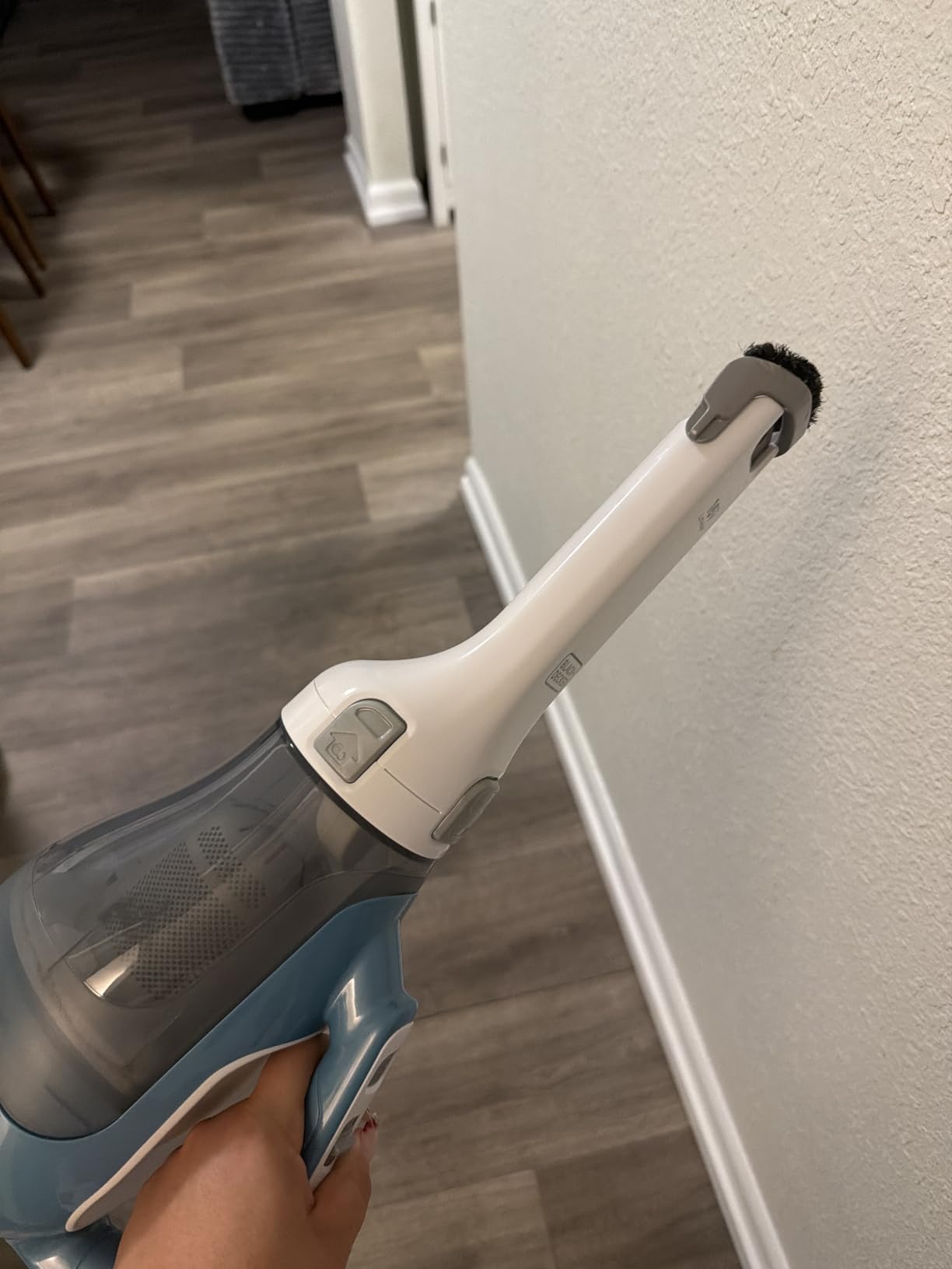 Black+Decker, Dustbuster AdvancedClean Handheld Vacuum Cordless, Compact Home and Car Vacuum with Crevice Tool, Rotating Nozzle and Charging Station customer photo 1
