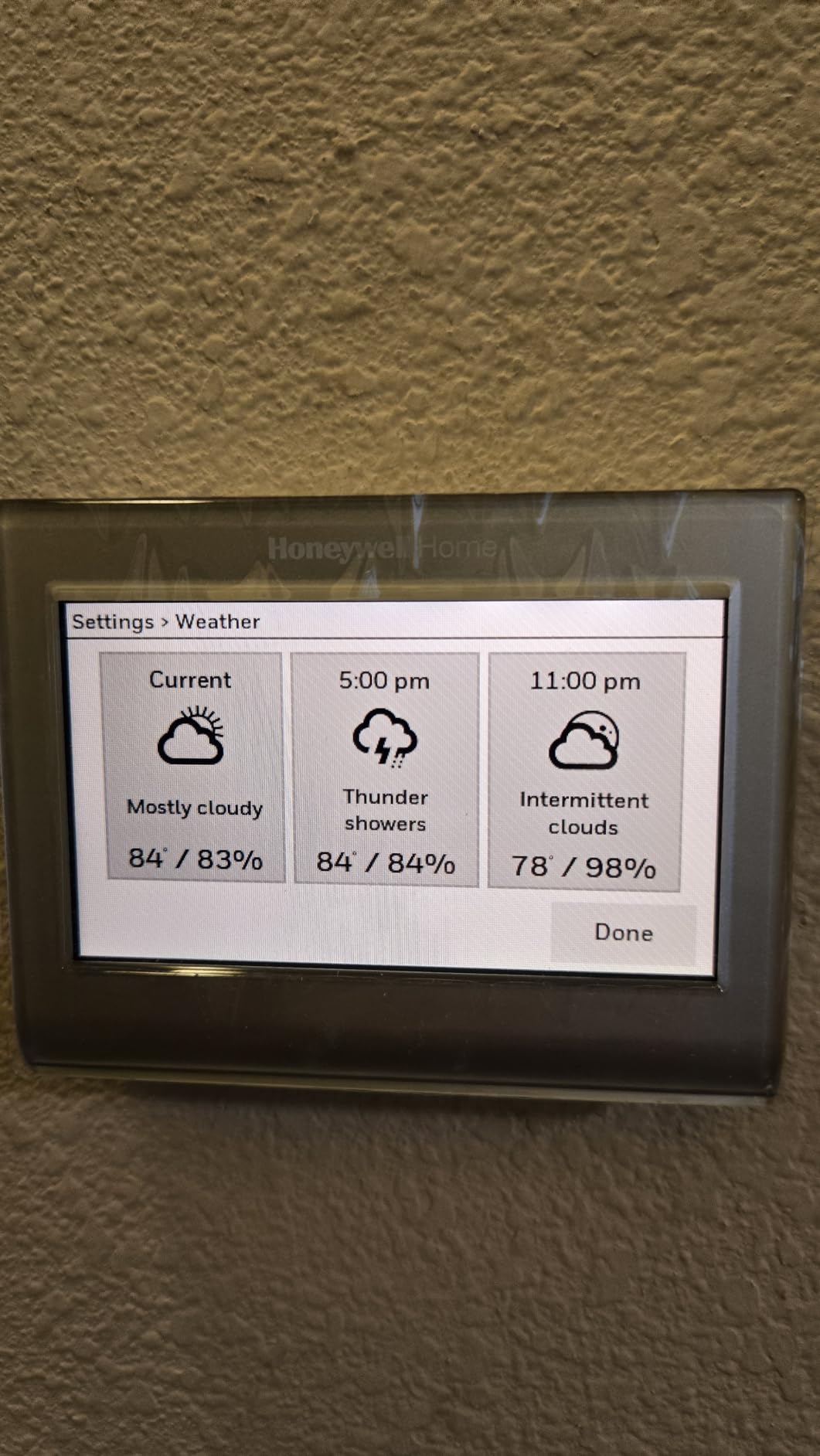 Honeywell Home RTH9585WF Wi-Fi Smart Color Thermostat, 7 Day Programmable, Touch Screen, Energy Star, Alexa Ready, C-Wire Required, Not Compatible with Line Volt Heating Gray customer photo 2