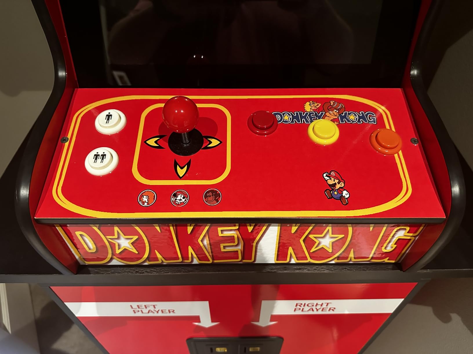 Doc and Pies Arcade Factory Classic Home Arcade Machine - Tabletop and Bartop - 412 Retro Games - Full Size LCD Screen, Buttons and Joystick (Red) customer photo 2