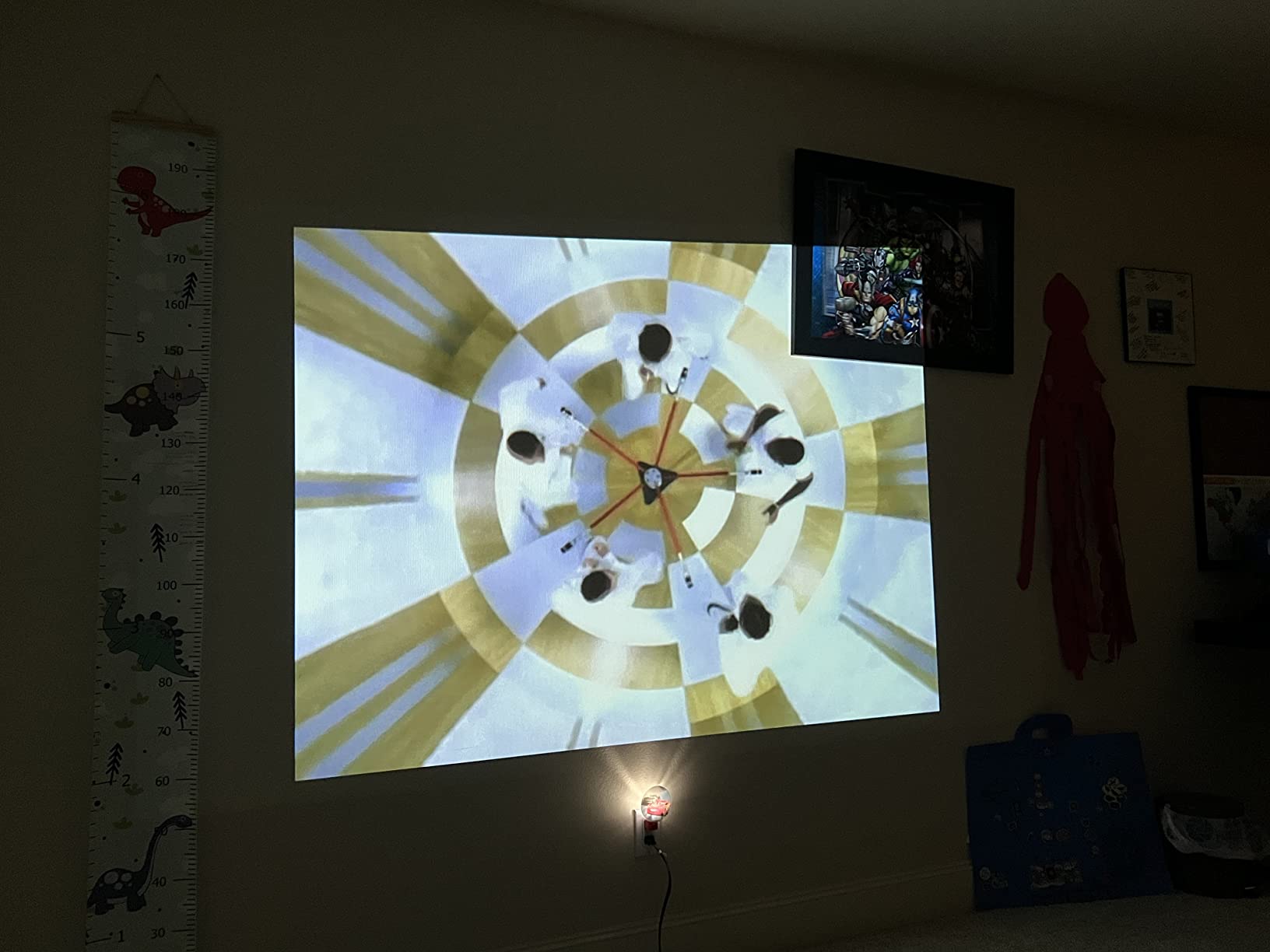 Anker Nebula Capsule, Smart Wi-Fi Mini Projector, 100 ANSI Lumen Portable Projector, 360 Speaker, Movie Projector, 100 Inch Picture, 4Hr Video Playtime for Inside and Outside, Watch Anywhere customer photo 2