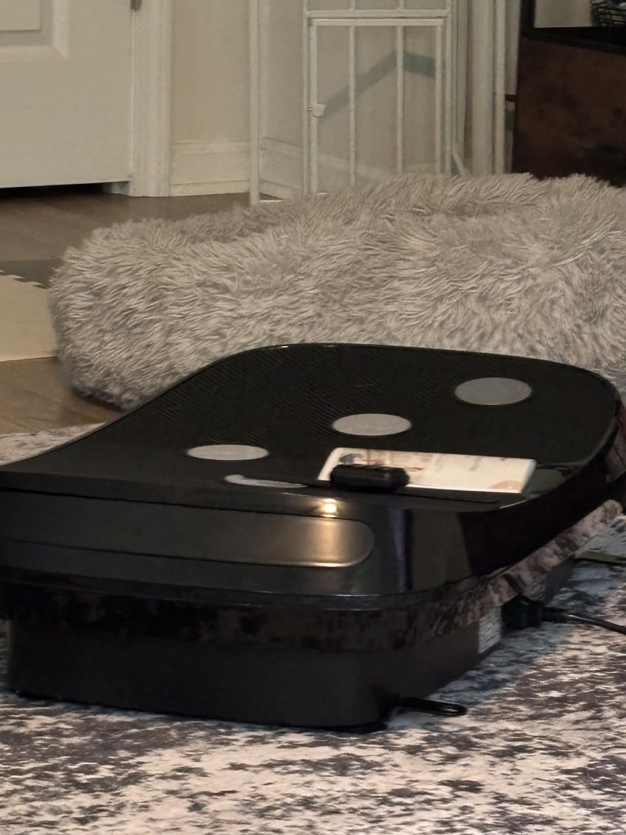 LifePro Rumblex 4D Curved Vibration Plate Exercise Machine - Triple Motor, 7 Modes & 60 Speeds Vibrating Platform Machine - Full Body Vibration Plate for Lymphatic Drainage & at Home Workout customer photo 2