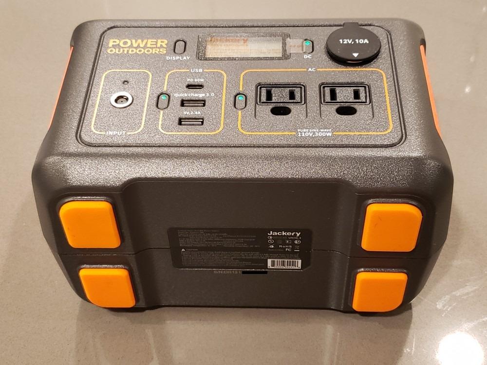 Jackery Portable Power Station Explorer 300, 292Wh Backup LiFePO4 Battery, Solar Generator for Outdoors Camping Travel Hunting Blackout customer photo 1
