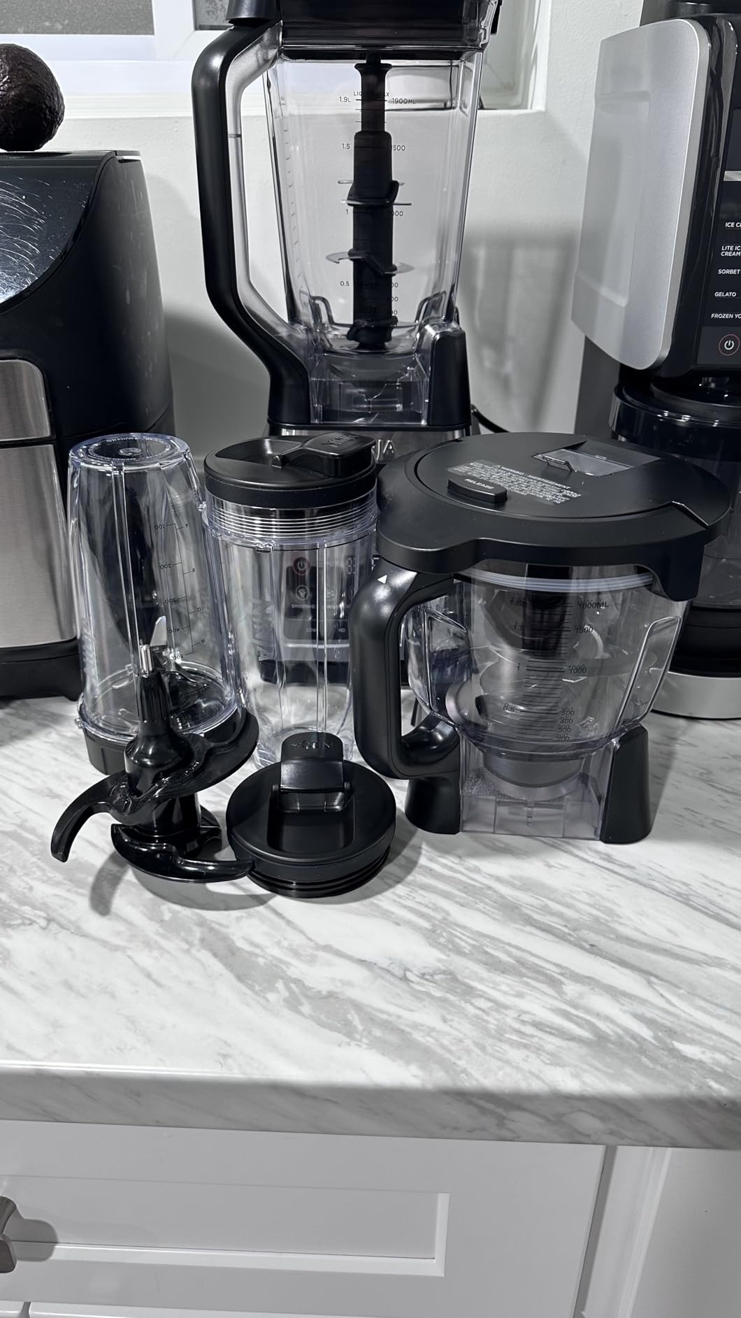 Ninja BN801 Professional Plus Kitchen System, 1400W, 5 Auto-iQ Functions, 72-oz Pitcher, 64-oz Processor Bowl, 2 To-Go Cups customer photo 2