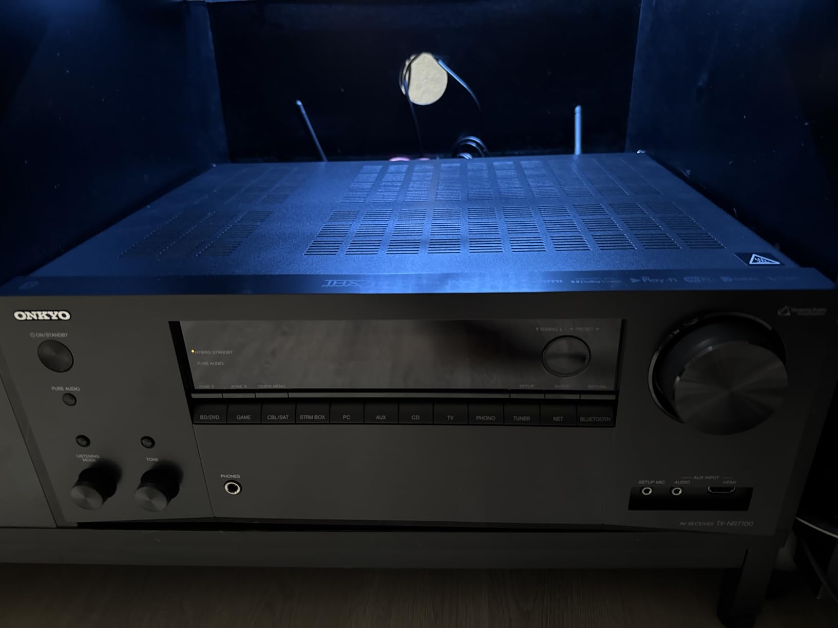 Onkyo TX-NR7100 9.2-Channel AV Receiver - 100 Watts Per Channel, Dirac Live Out of Box, Works with Sonos Certified, THX Certified and More customer photo 1