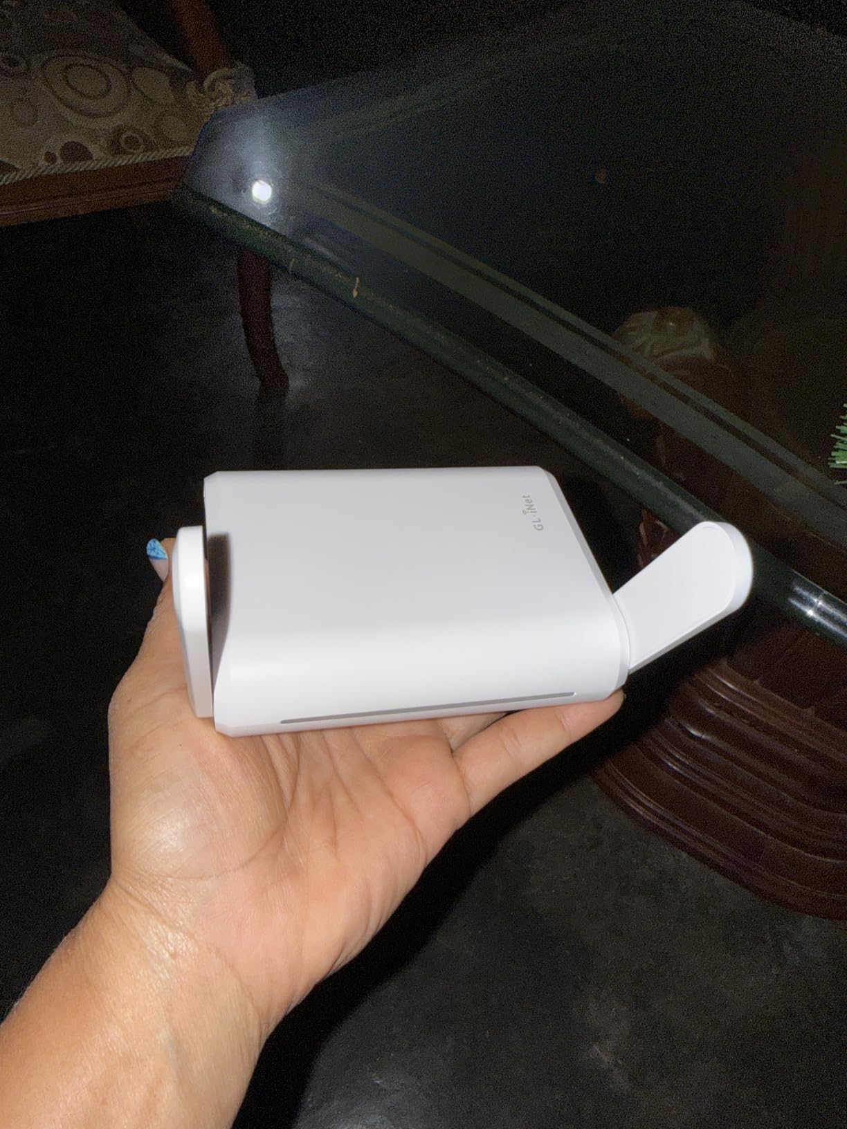 GL.iNet GL-SFT1200 (Opal) Portable WiFi Travel Router, Mini VPN Wireless Router, Mobile Internet WiFi Repeater, Dual Band Openwrt Computer Routers, Home/Business/RV/Cruise customer photo 1