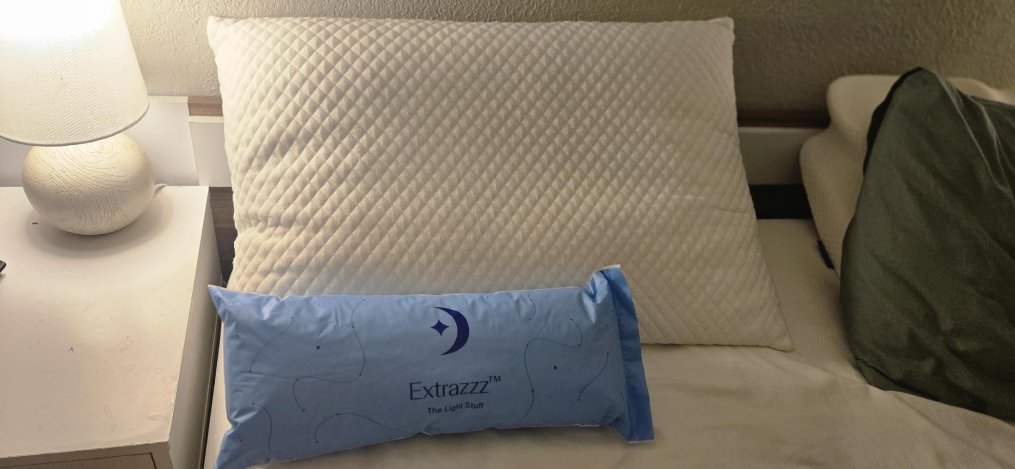 DreamyBlue Signature Adjustable Shredded Memory Foam Pillow Queen customer photo 1