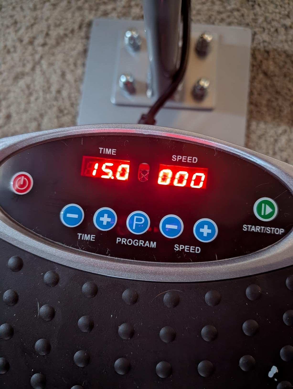 LifePro TrimLite Vibration Plate with Handle - Vibration Plate Exercise Machine with 99 Speed Levels, Bluetooth & Magnetic Acupoints - Whole Body Vibrating Platform Machine for Lymphatic Drainage customer photo 1