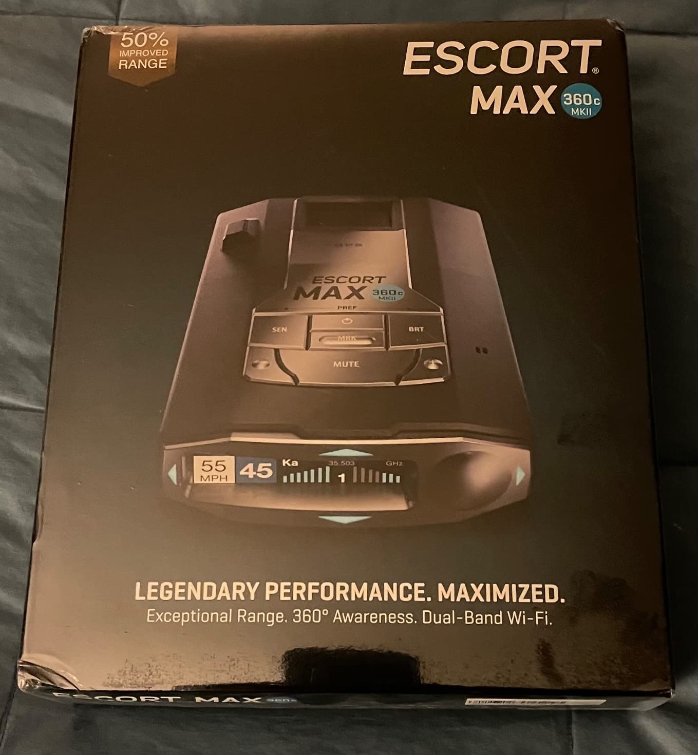 Escort MAX 360c MKII Laser Radar Detector - Dual-Band Wi-Fi and Bluetooth Enabled, 360° Directional Arrows, Exceptional Range, Shared Alerts, Apple CarPlay and Android Auto Compatible, Black customer photo 2