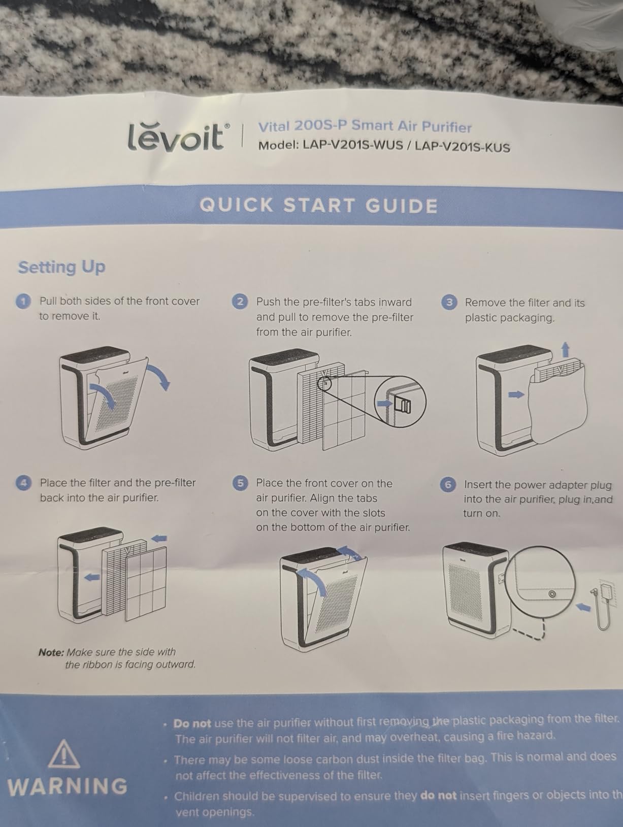 LEVOIT Smart Air Purifier for Home Large Room up to 1875 Ft² Vital 200S-P customer photo 1
