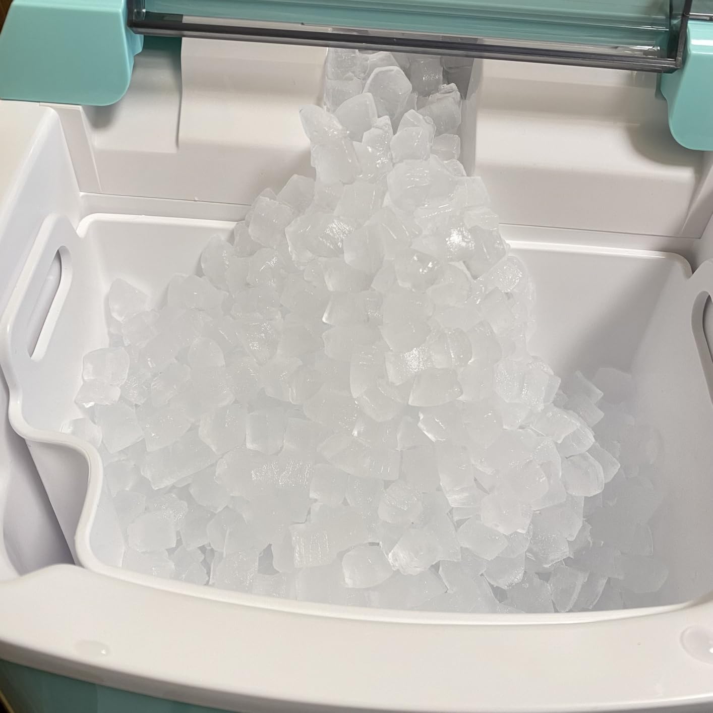 Nugget Ice Maker Countertop, Silonn Chewable Pellet Ice Machine with Self-Cleaning Function, 36lbs/24H Portable Ice Makers for Home Kitchen Office, Black customer photo 1