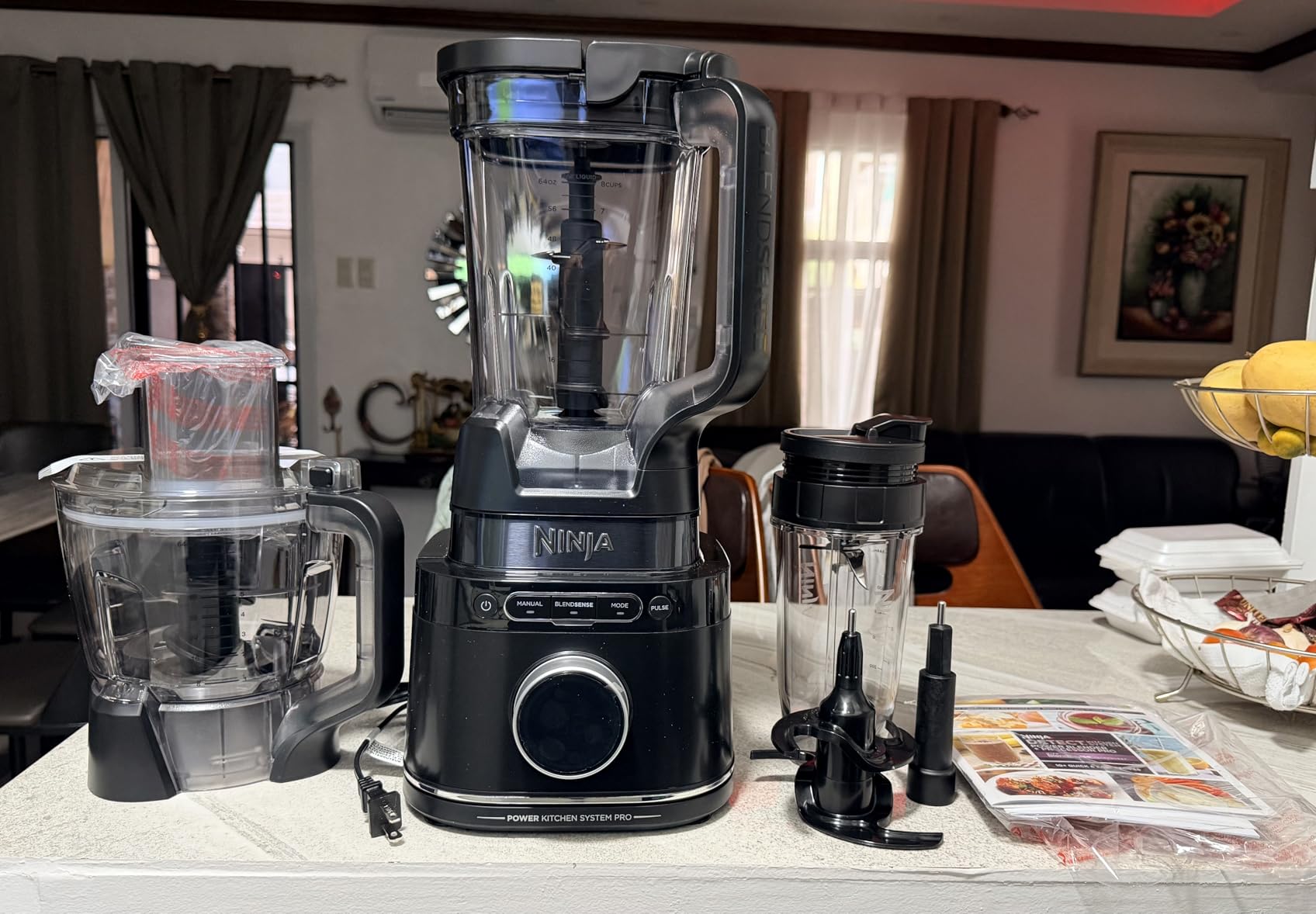 Ninja Kitchen System with BlendSense Technology, 1800-Peak-Watt, 8-Cup Bowl & To-Go Cup (TB401) customer photo 1