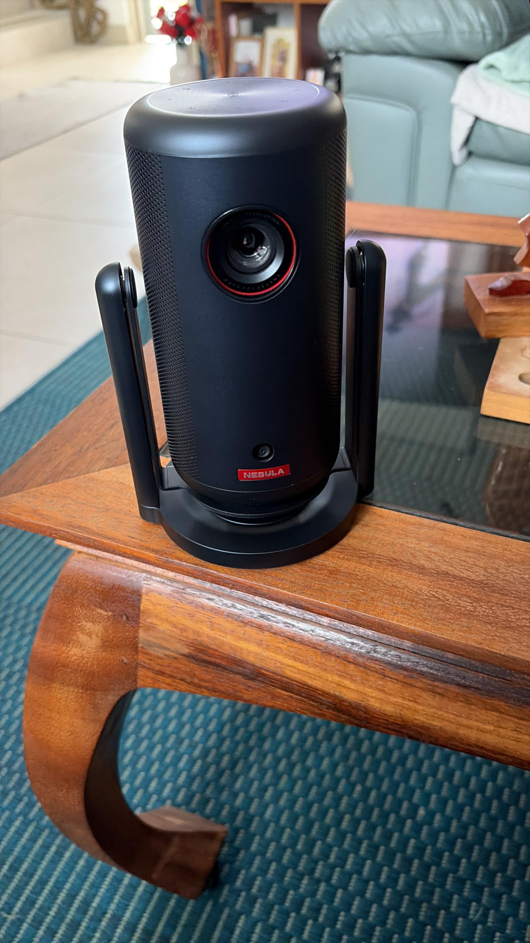 Anker Nebula Capsule 3 GTV Portable Mini Projector, Netflix Officially Licensed, 1080P Smart Projector with Wi-Fi, 2.5 hrs Battery customer photo 1