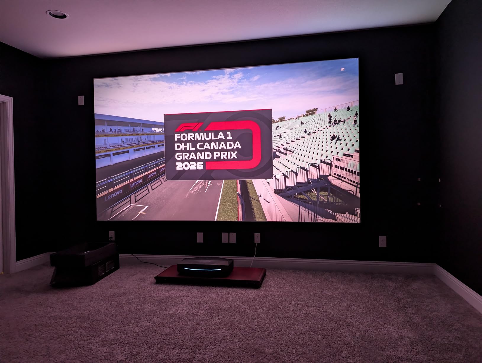 AWOL VISION LTV-3000 Pro 4K 3D Ultra Short Throw Triple Laser Projector, Dolby Vision & Atmos, HDR10+, 150