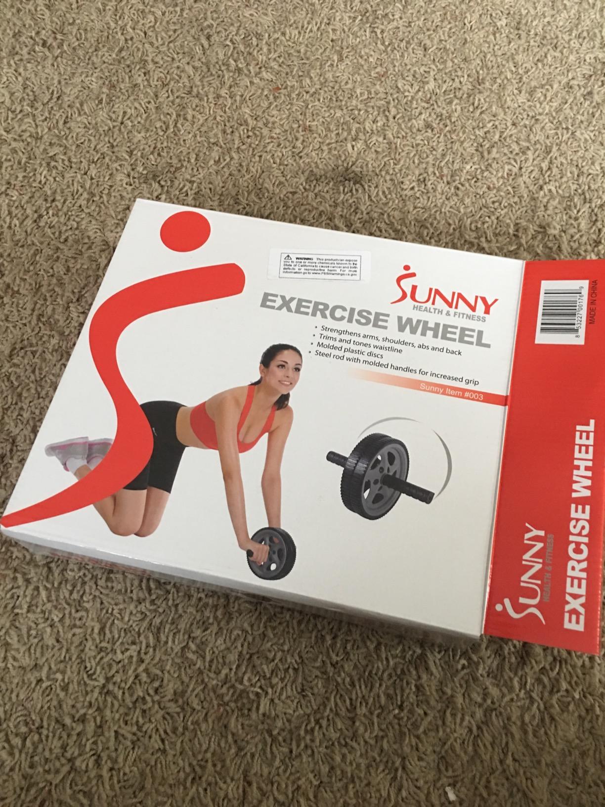 Sunny Health & Fitness Ab Roller Wheel, Durable Construction, Compact & Portable, Non-Slip Handles for Home Gym, Addominal Exercises & Core Strength Trainer customer photo 2